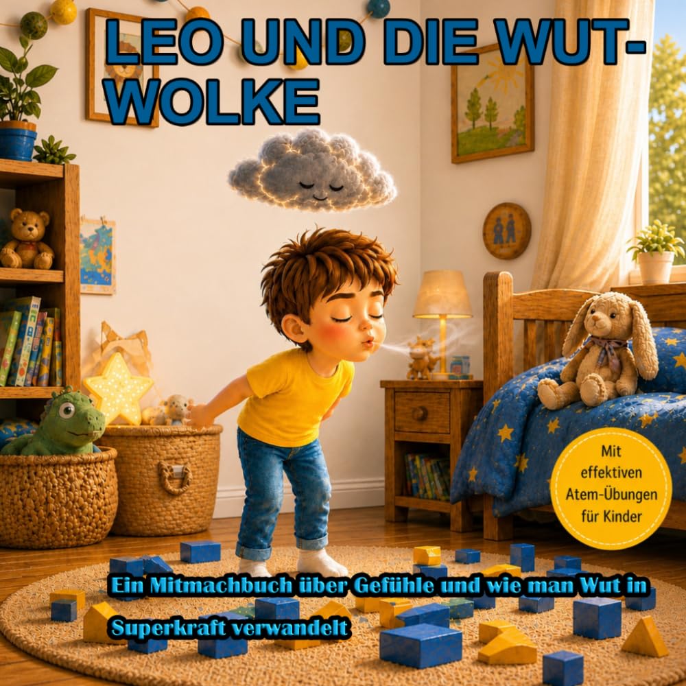 Leo und die Wut-Wolke: Wie man Wut in Superkraft verwandelt – Ein Bilderbuch zur Förderung der emotionalen Intelligenz und Co-Regulation.
