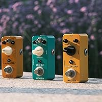 Vista 5 de MOOER Compresor de pedal de guitarra Yellow Compressor Comp, compresión de guitarra True Bypass, ecualizador y volumen ajustables, tamaño mini