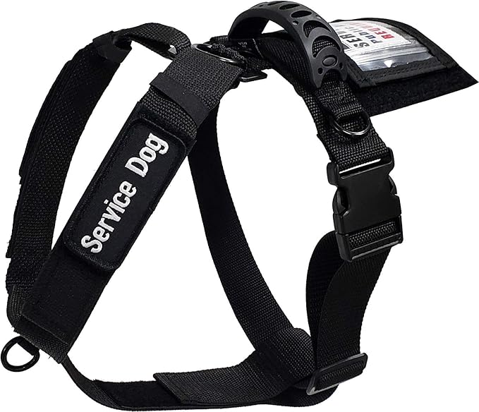 ActiveDogs NoPull Service Dog Adjustable Strap Harness XL Girth 29"44" w/Front