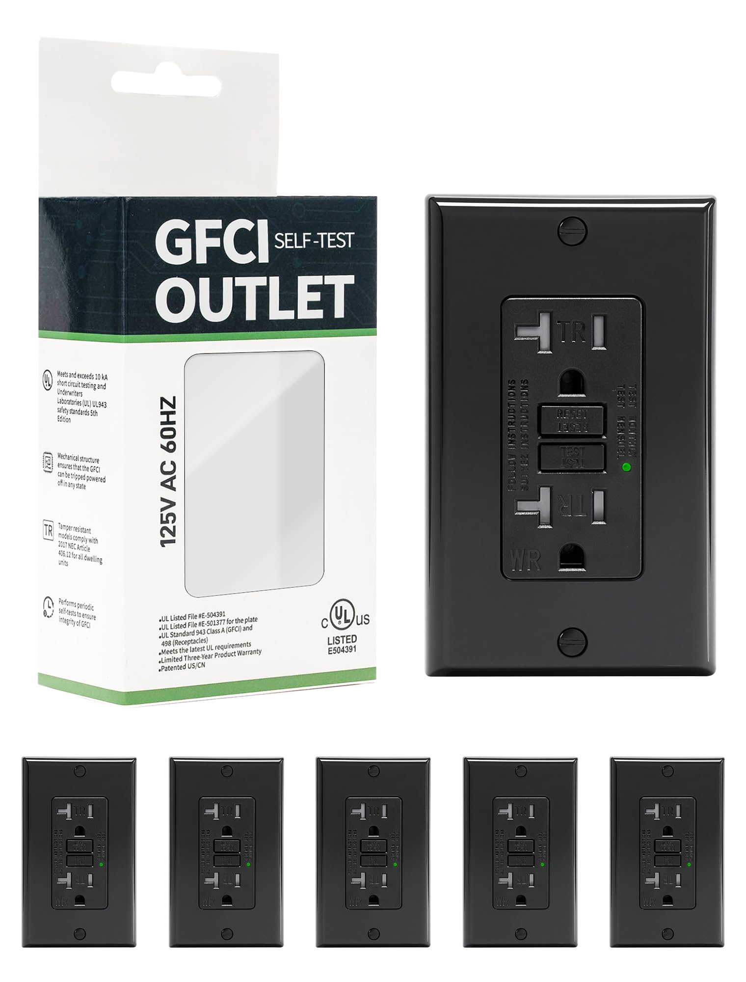 GFCI Outlet - Protect Your Home with UL Listed Safety -22