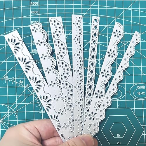 7Pcs Lace Layer Borders Dies for Card Making
