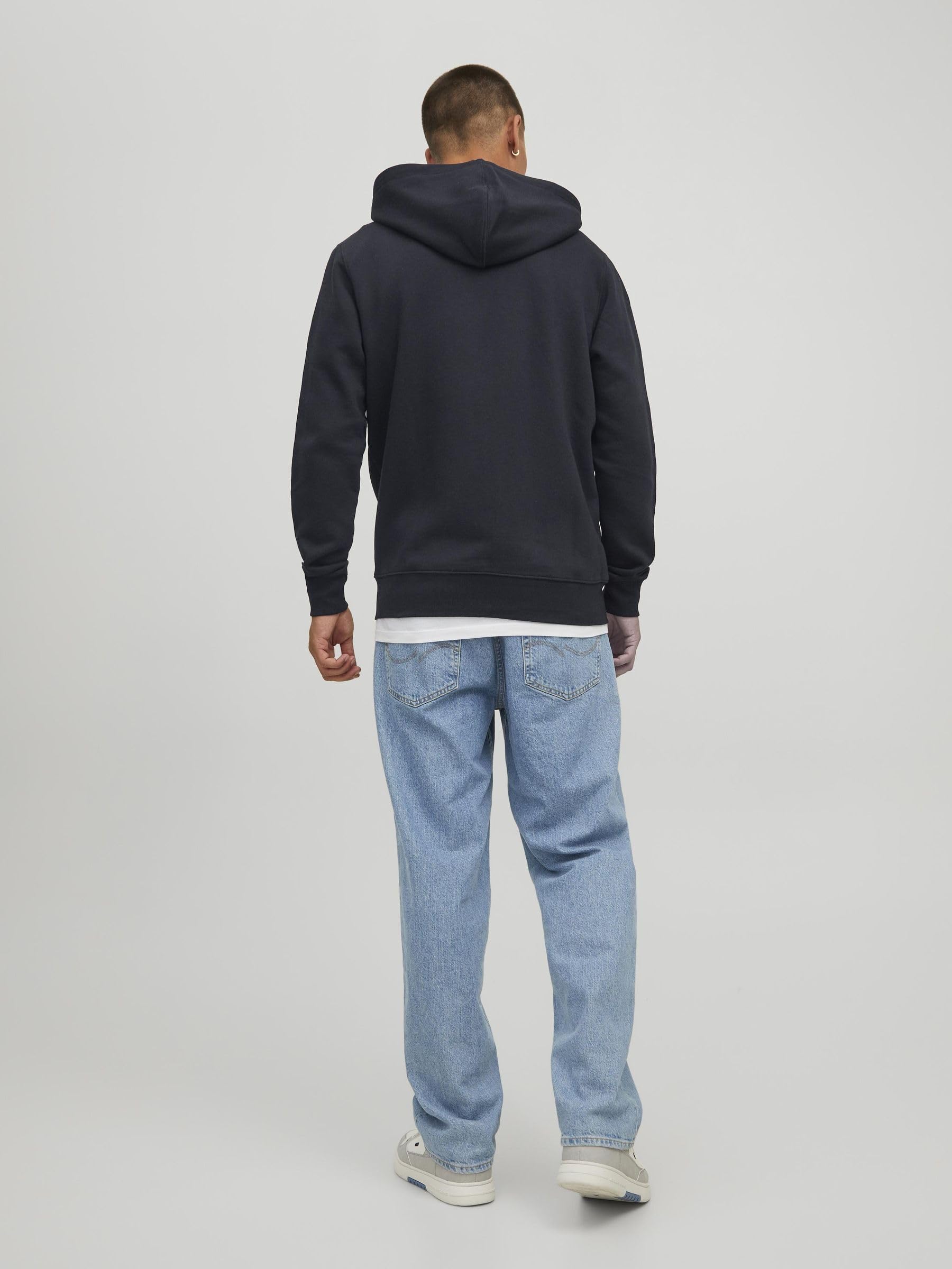 JACK & JONES Zip Hoodie Plain Zip Hoodie