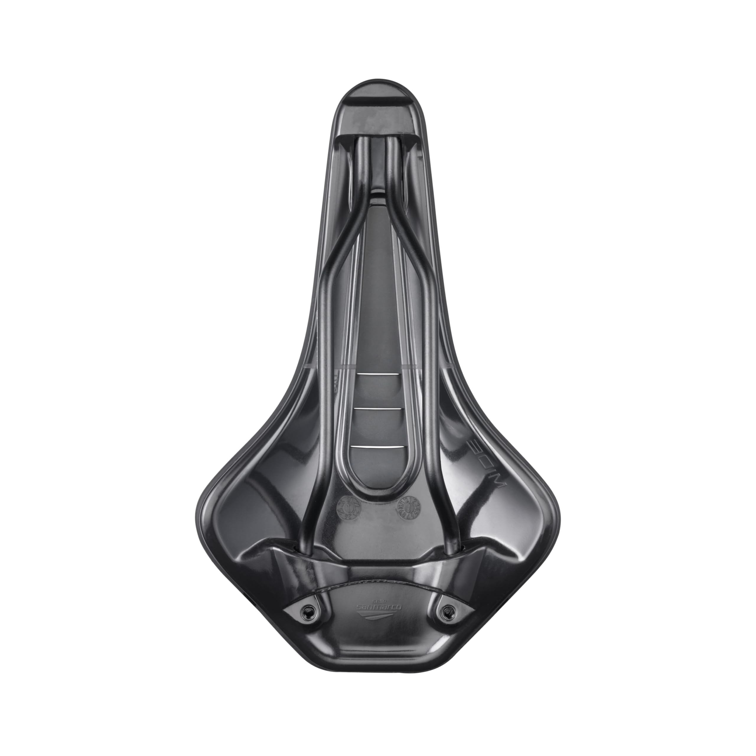 Selle San Marco Ground Shield Sport – Sillín MTB/Off-Road con Protector de Barro y Agujero Anatómico, Raíles de Acero
