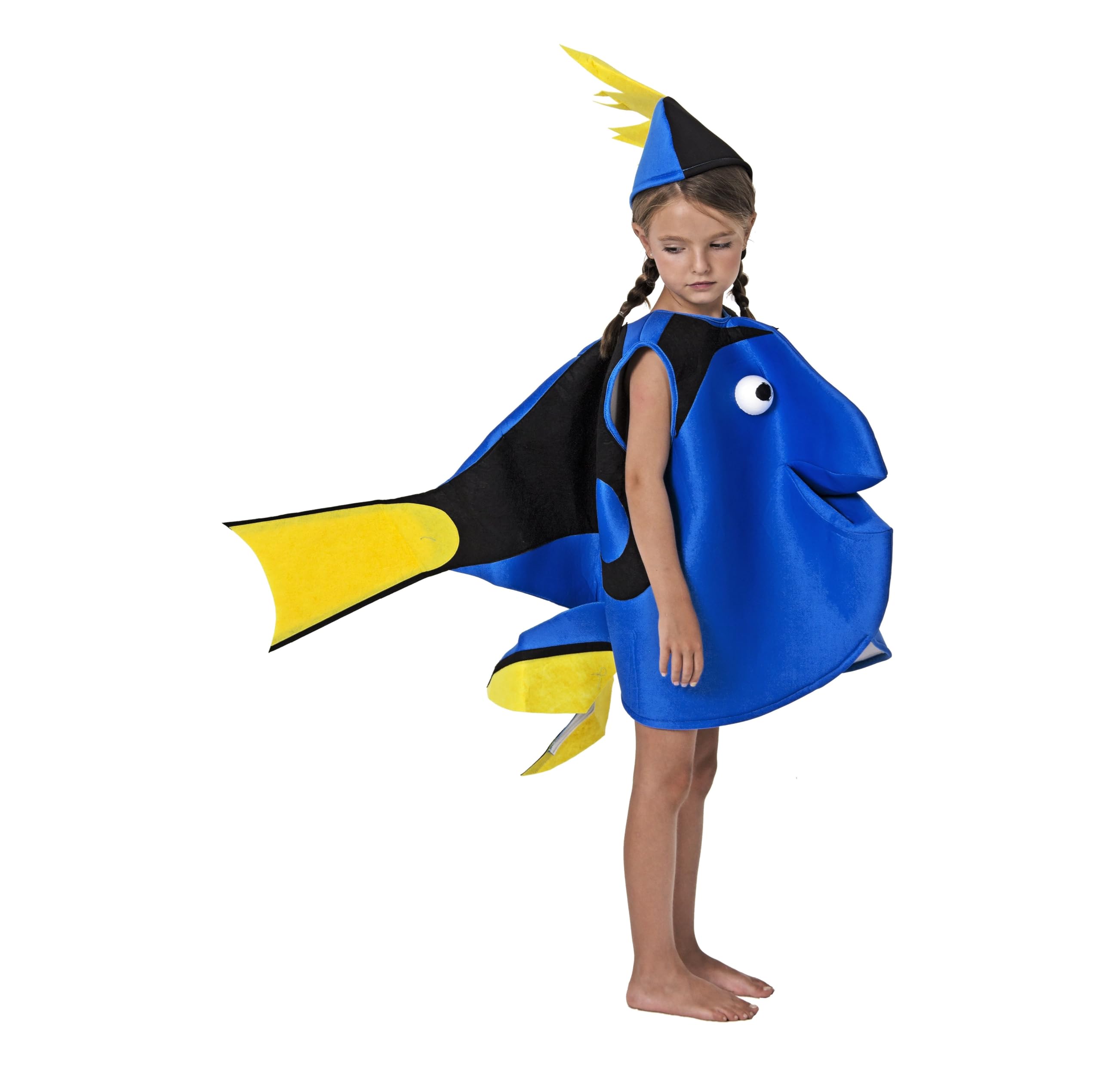 Juguetutto -Disfraz Pez Azul para niño y niña