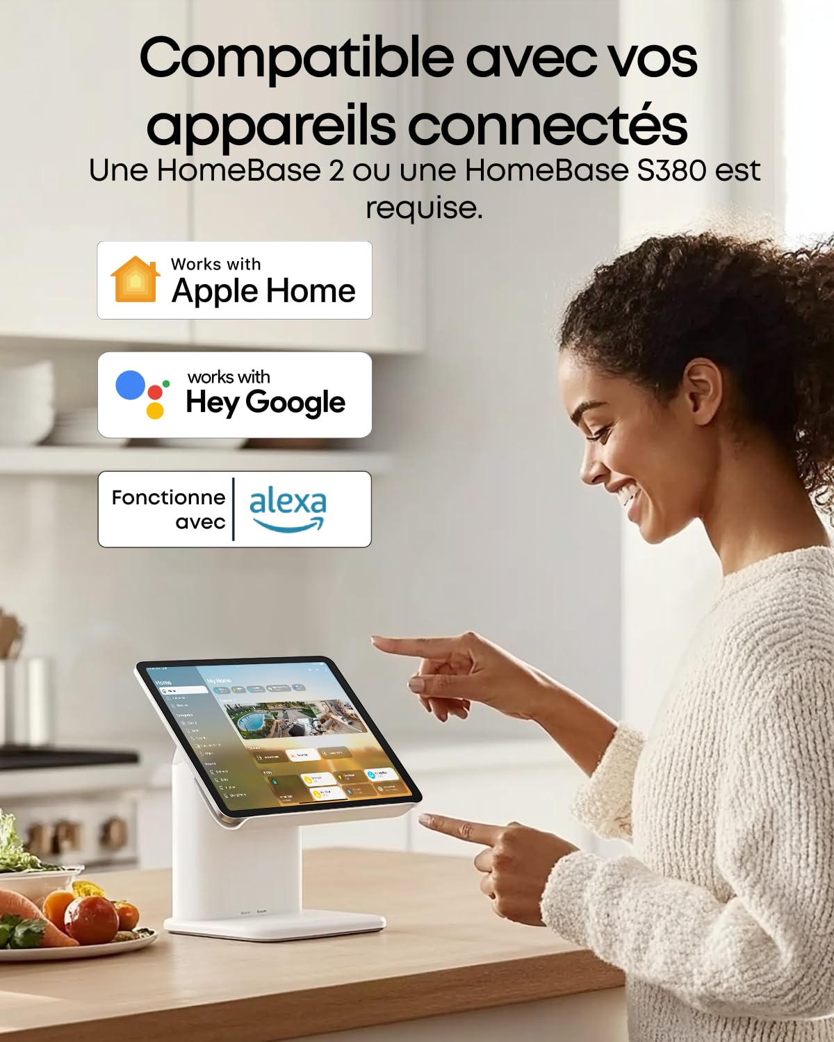 eufy Security eufyCam E40,caméras de sécurité solaires sans Fil pour l’extérieur, 2K avec Panneau Solaire intégré, Vision Nocturne MaxColor,mémoire Extensible, sans Frais d'abonnement mensue
