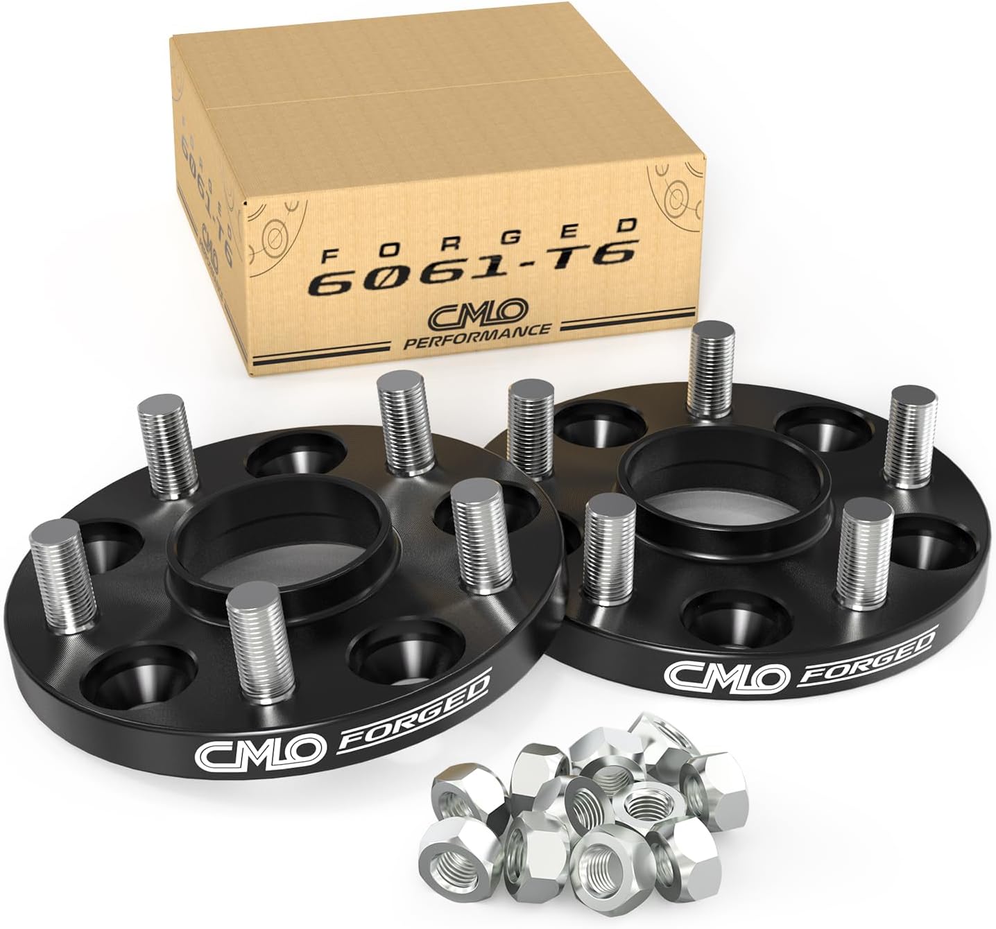 Customadeonly 5x108 Wheel Spacers 15mm Forged Hubcentric Black Compatible with Ford Fusion, Jaguar F-Type XF XJ XK XE S-Type X-Type, Lincoln LS MKZ MKC Continental Mark VIII (2pcs, 63.4mm, M12x1.5)