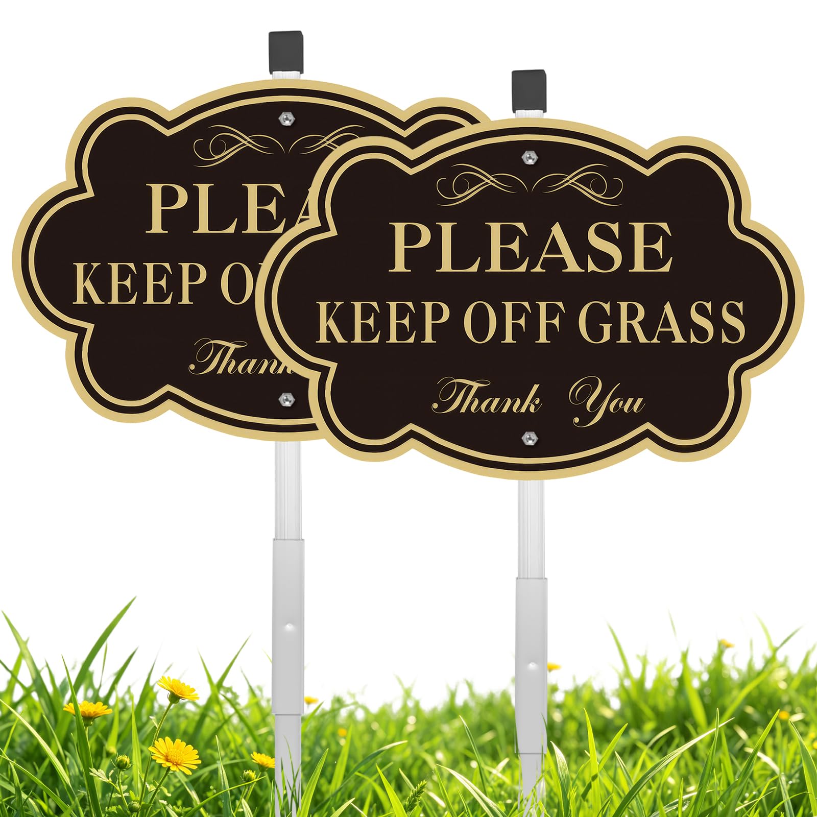 Panneau Keep Off Grass pour cour et jardin résidentiel afin de préserver la pelouse