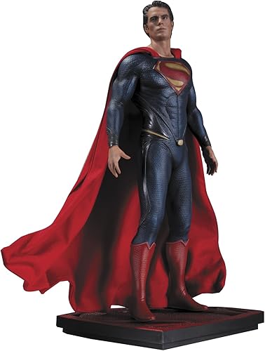 DC Collectibles Estatua icónica de Superman de Hombre de Acero, escala 16