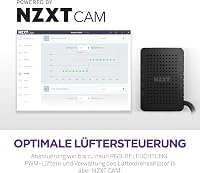 NZXT RGB és ventilátor vezérlő 6 csatorna fekete - 2022 Control Hub 2