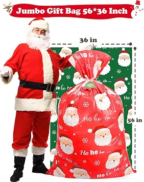 VIMUSFUN 3 Pack Large Christmas Gift Bags, 56