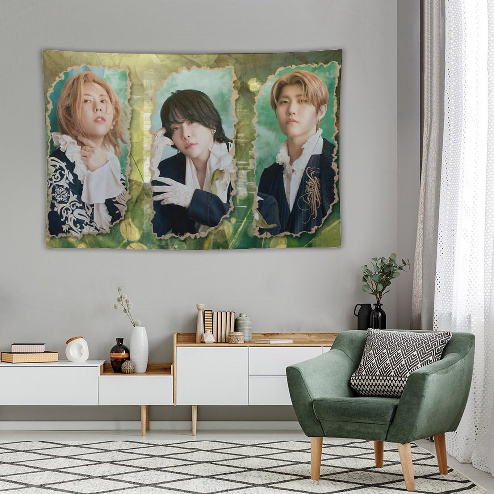 Amazon.co.jp: ミセス・グリーン・アップル (24) タペストリー 絵画