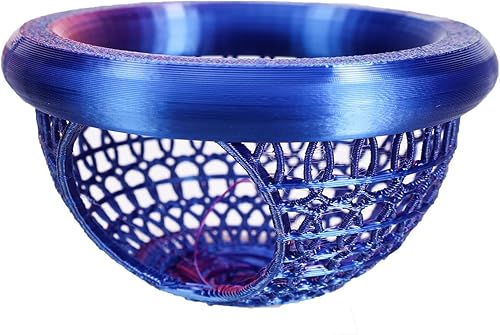 GORDENY Hideouts Cave with Feeding Rings for Aquarium, Blue purpless