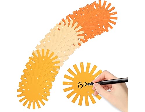 100 Pcs Glitter Boho Sun Cutouts | Wall Decor Favor Supplies
