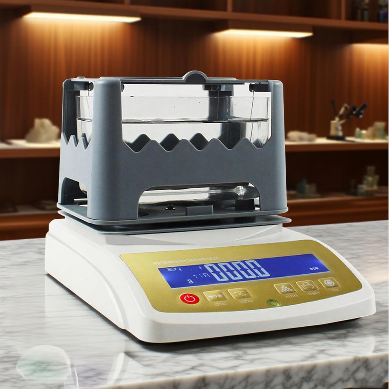 Gold Tester | Precious Metal Authenticity Detector,Purity Density Meter, Gold,Platinum Tester,Accuracy 0.01g/0.001gcm3,Suitable for Jewelry Industry MDJ-1200K