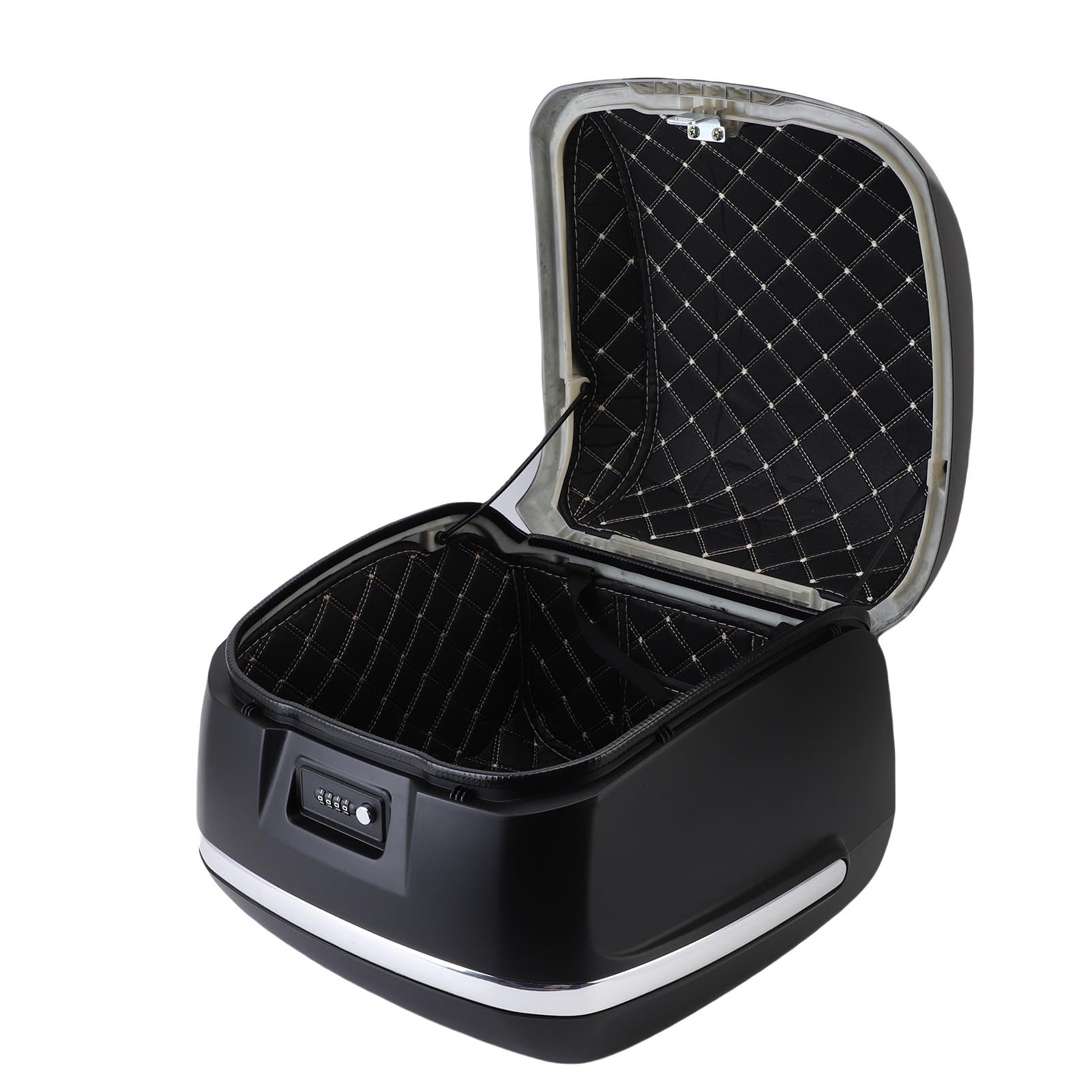 Coffre de Rangement étanche 35L pour Moto Vintage, ABS+métal,