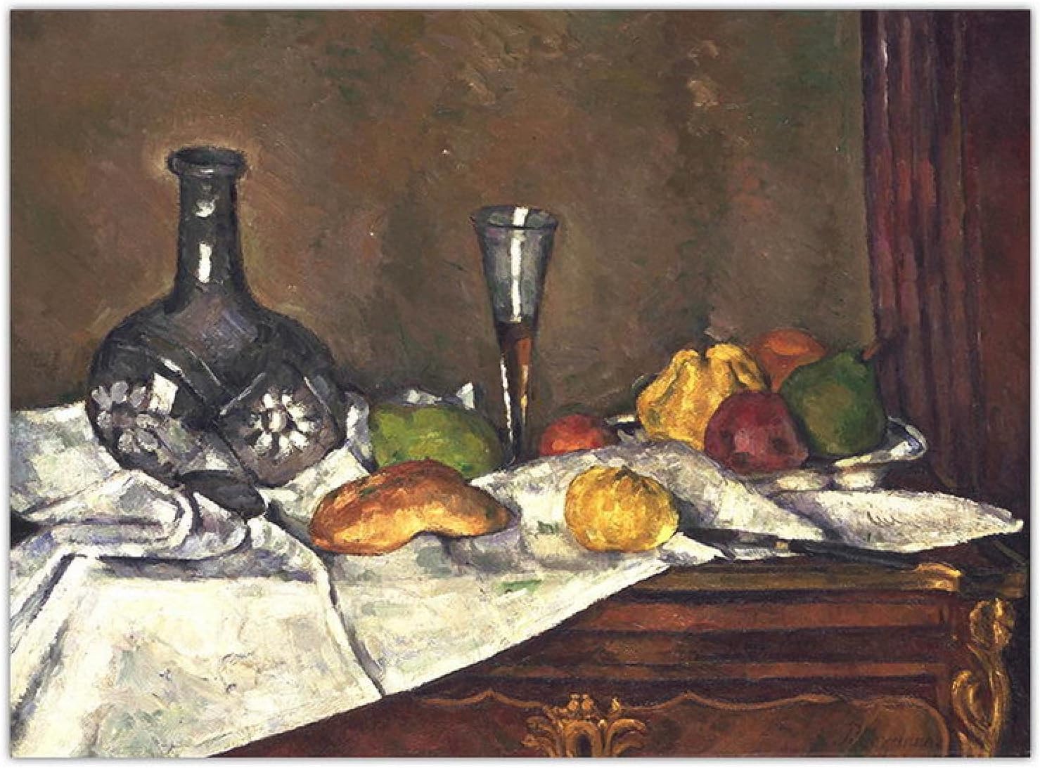 Amazon.co.jp ポール・セザンヌ ポスター 美的 果物 キャンバス ウォールアート ポール・セザンヌ プリント ポール・セザンヌ