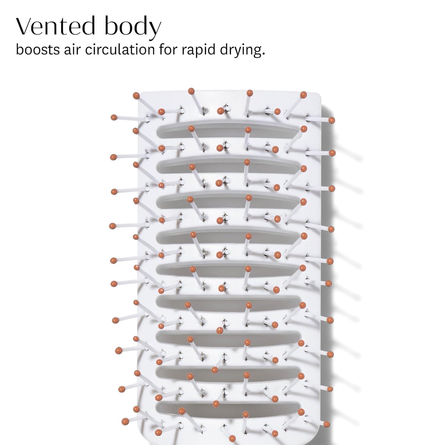 T3 Dry Vent Hair Brush | Vented Detangling Brush for Fast Blow Drying | Heat Resistant Bristles