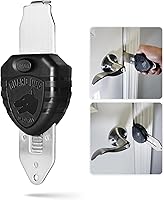 Guard Dog Blocklock Portable Door Lock - Travel Hotel Apartment Security, Durable Steel, Tool-Free Install