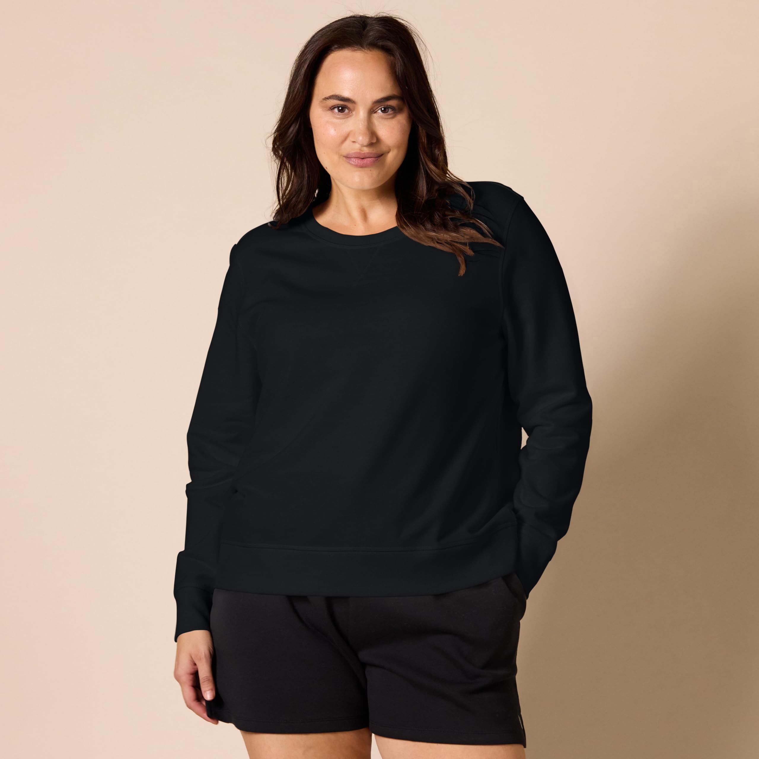 Amazon Essentials Mujer Sudadera con Cuello Redondo de Forro Polar (Disponible en Tallas Grandes) — view 62
