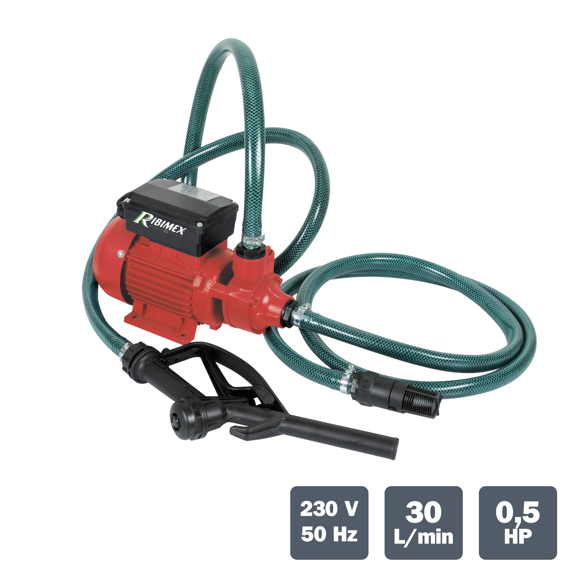 Ribimex Hp 0.5 Kit Pompa Gasolio, Rosso/Nero