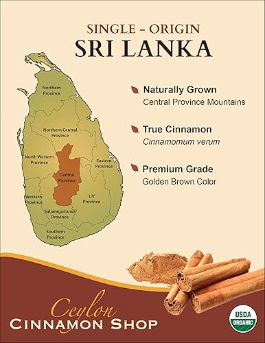 Miniatura 5 de Suplemento orgánico de canela de Ceilán (100% certificado), 90 cápsulas