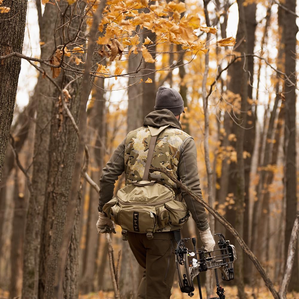 BOG Ultimatum Lumber Fanny Hunting Pack with 1100 cubic in Capacity, 2.44 lb Lightweight Design, and YKK Zippers for Hunting, Hunting Accessories, Day Pack
