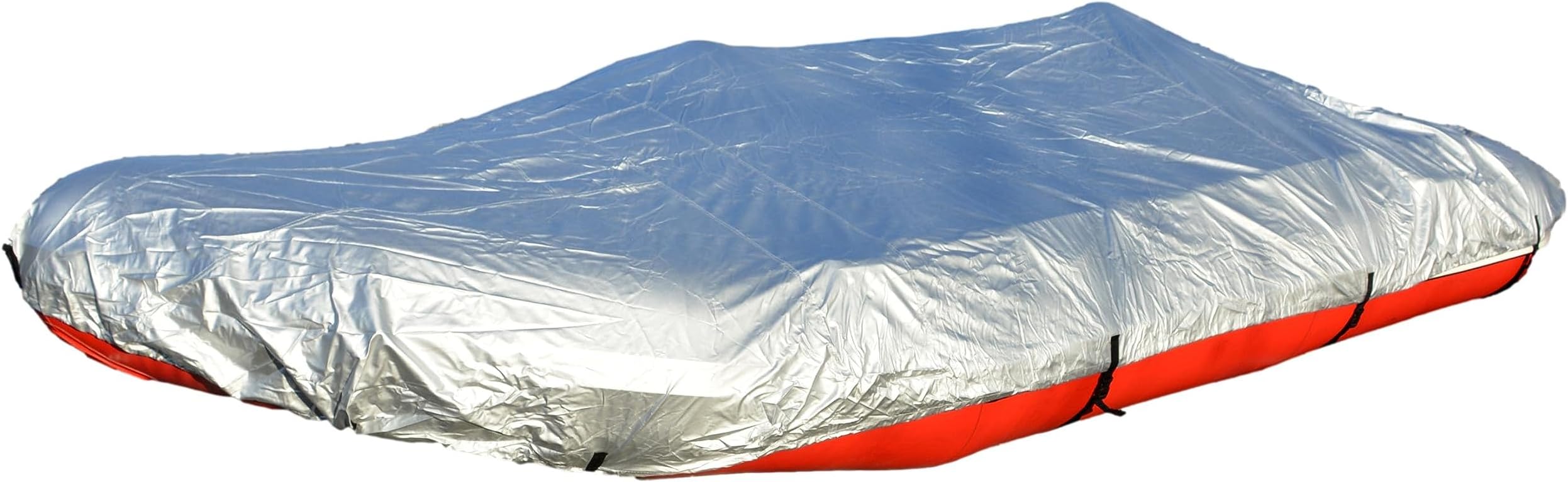 Ducksback Inflatable RIB Boat/Dinghy Waterproof Cover for Up to 2.9 m 9'5" (colour: Silver)
