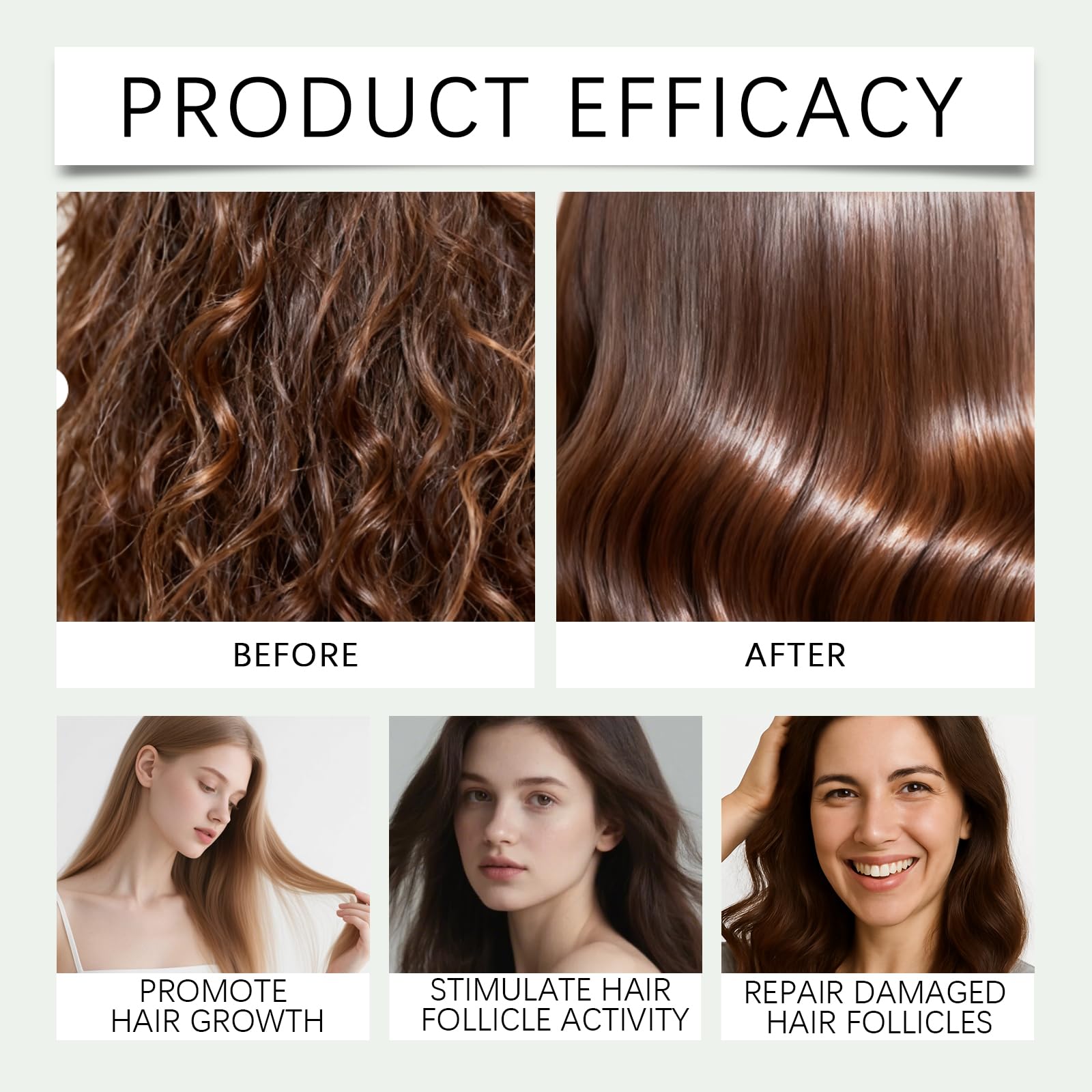 Zwiebelhydrolat-Biotin- und Rosmarin-Shampoo und -Spülung für Haarwachstum, verdickendes Haar, sanft zur empfindlichen Kopfhaut, verleiht Volumen und Glanz, feuchtigkeitsspendende Formel (4pcs)
