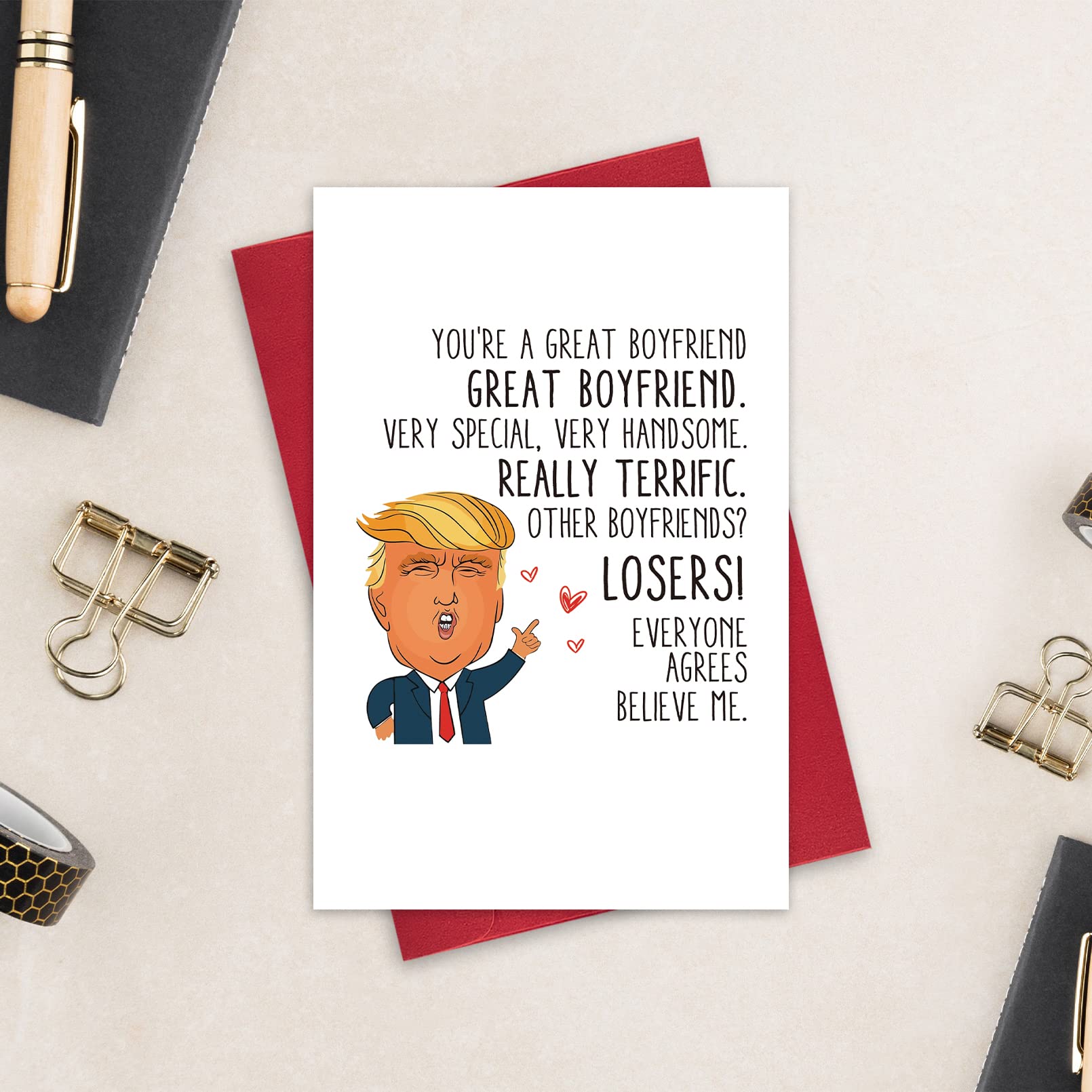Lustige Trump-Geburtstagskarte Für Freundin – Humorvolles Geschenk