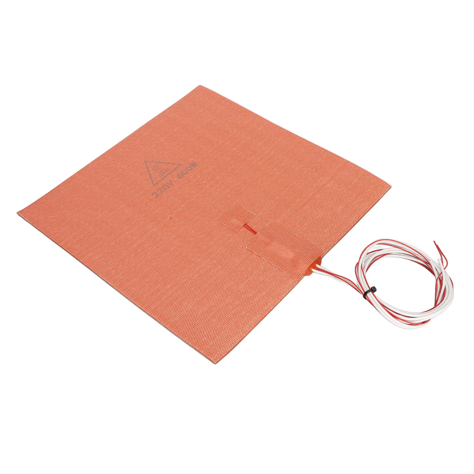 Almohadilla Térmica de Silicona, Almohadilla Térmica de 280x280mm 220V 600W para Impresora 3D, Alfombrilla Calefactora de Silicona para Cama Caliente Resistente a Altas Temperaturas con Adhesivo