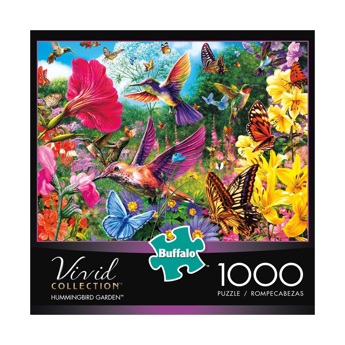 Buffalo Games - Hummingbird Garden - 1000 Piece Jigsaw Puzzle