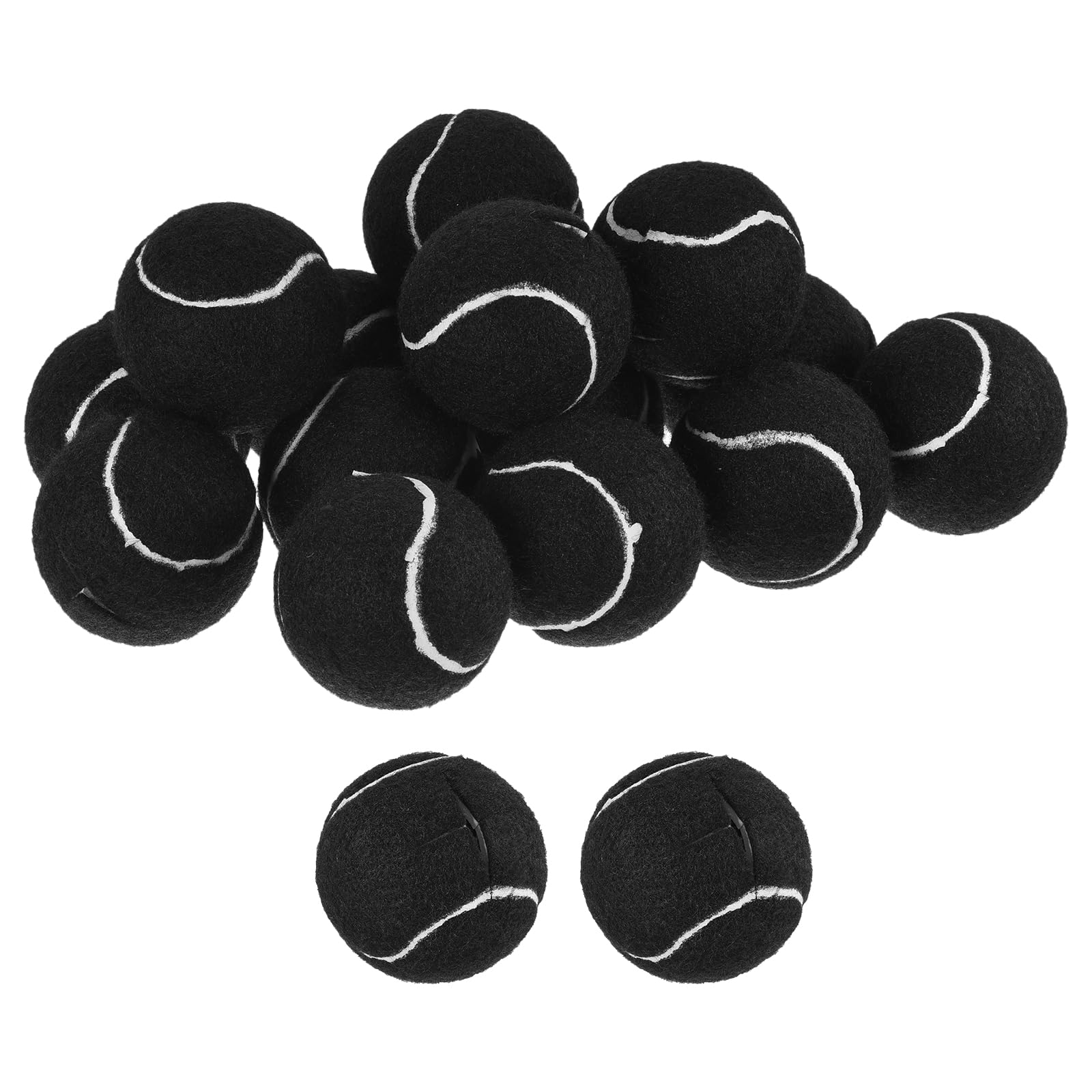 sourcing map Pelotas de tenis precortadas para caminar, 24 unidades, pelotas de tenis para sillas, fundas de patas de mesa de tenis, bolas deslizantes de fieltro para proteger las patas de los muebles