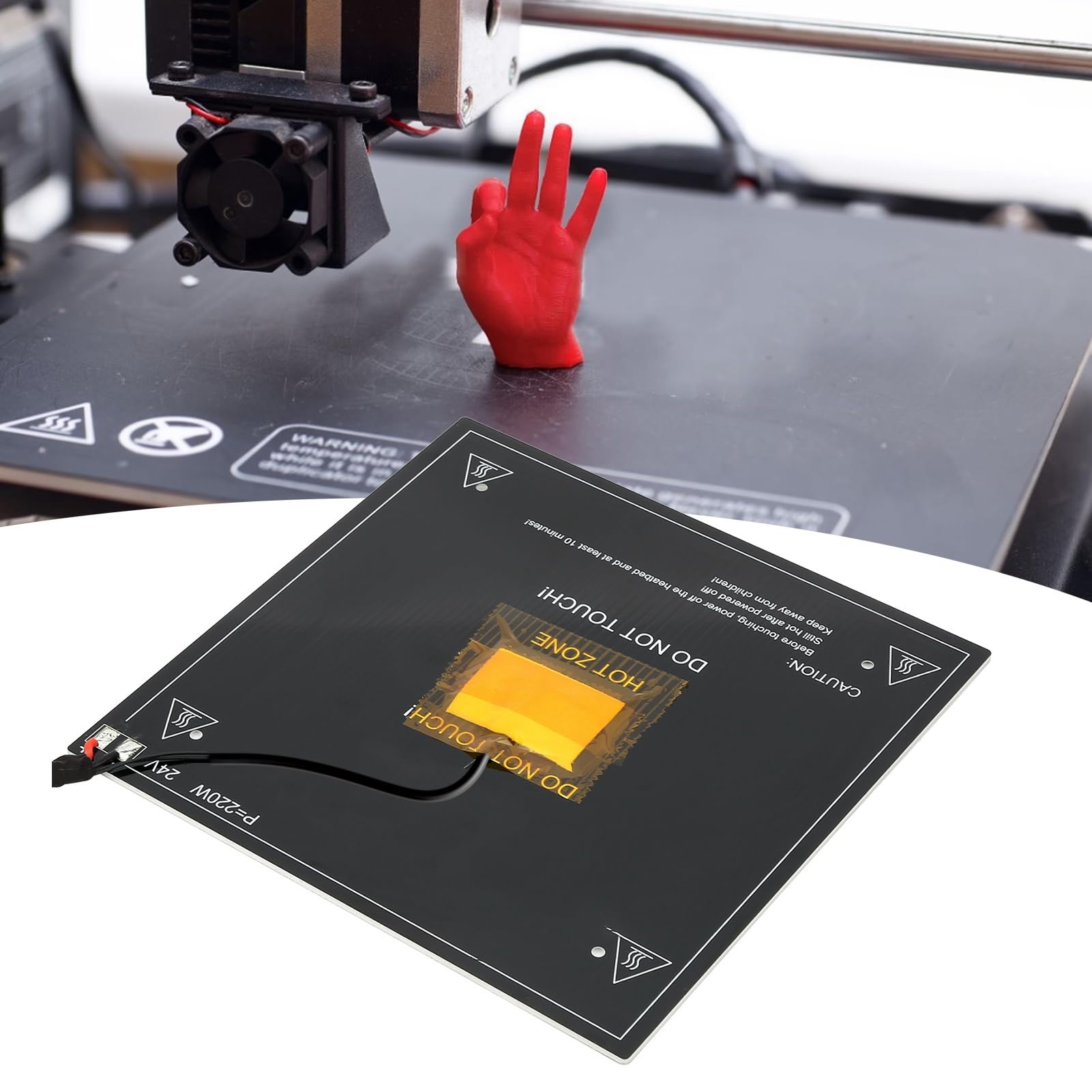 Ender 3 Impresora Calefacción Cama Industrial Grado 220W Cama Caliente, para Ender3/3S/V2