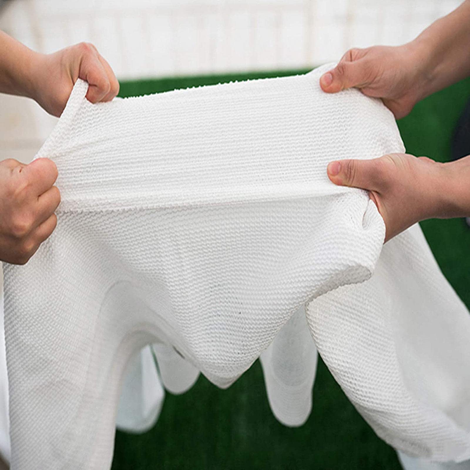 Sonnenschutznetz Weiß 2x3m Mit Ösen - Schattentuch Für Garten, Terrasse & Gewächshaus - 80% Beschattung, Atmungsaktiv & UV-Schutz