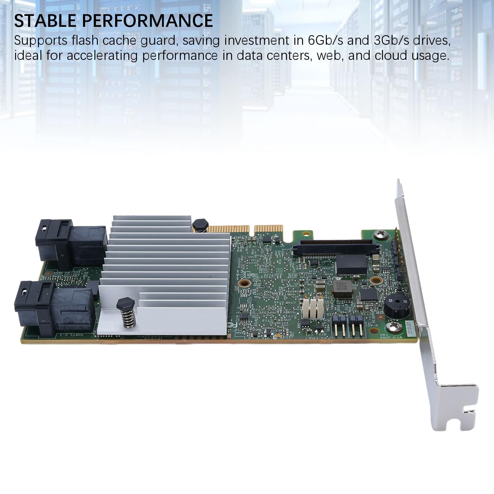 Karta, szybkość Przesyłania Danych 12 GB/s 2 GB Pamięci Podręcznej PCI Express 3.0 z 4 Wewnętrznymi Portami Serial ATA SAS, do Komputerów Stacjonarnych Serwery Stacje Robocze