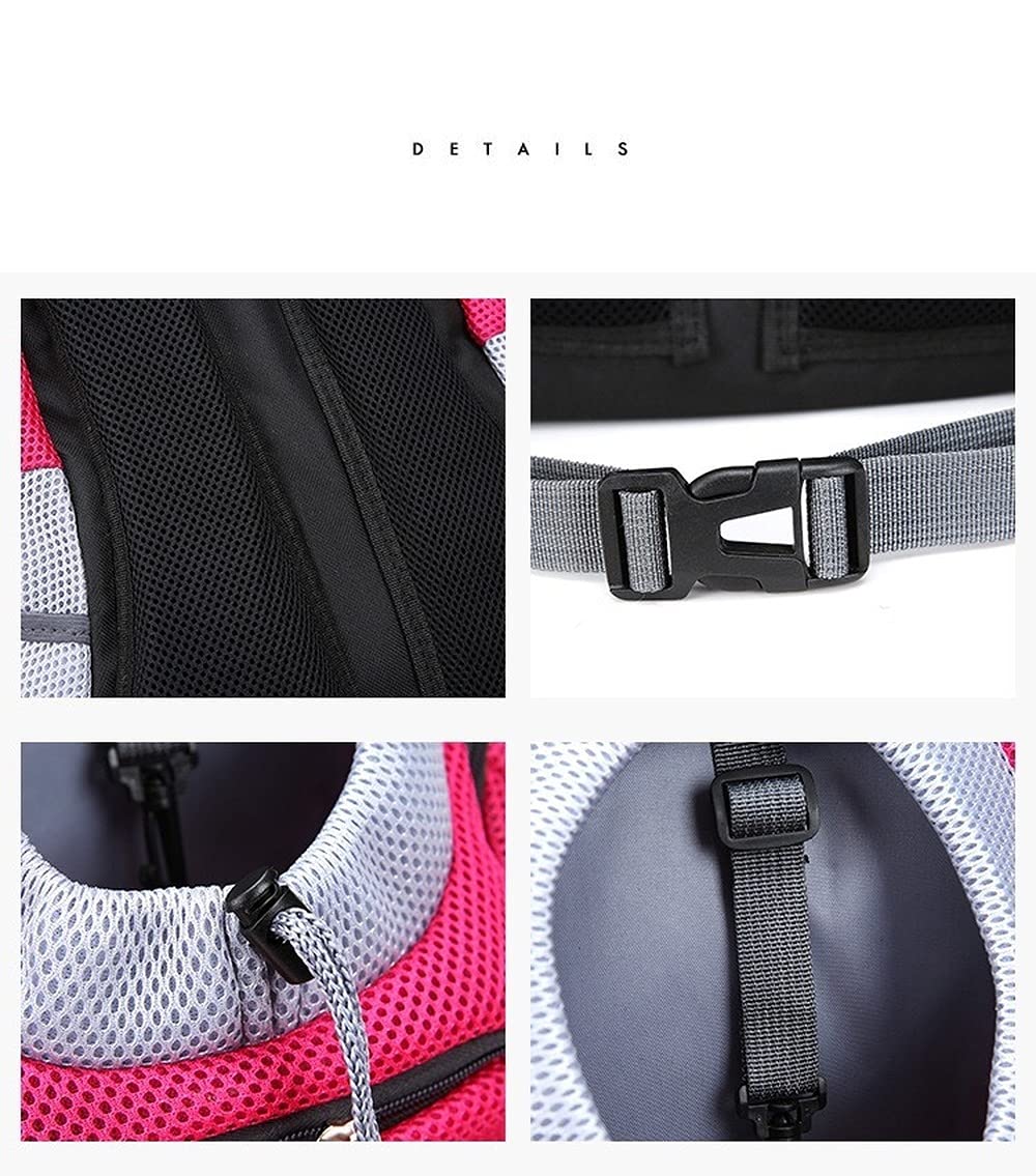 Sac à Dos Pliable pour Chien de Voyage pour Animaux de Compagnie pour Chat Sacs à Dos de Transport pour Chiens Petit Transporteur (Noir, L)