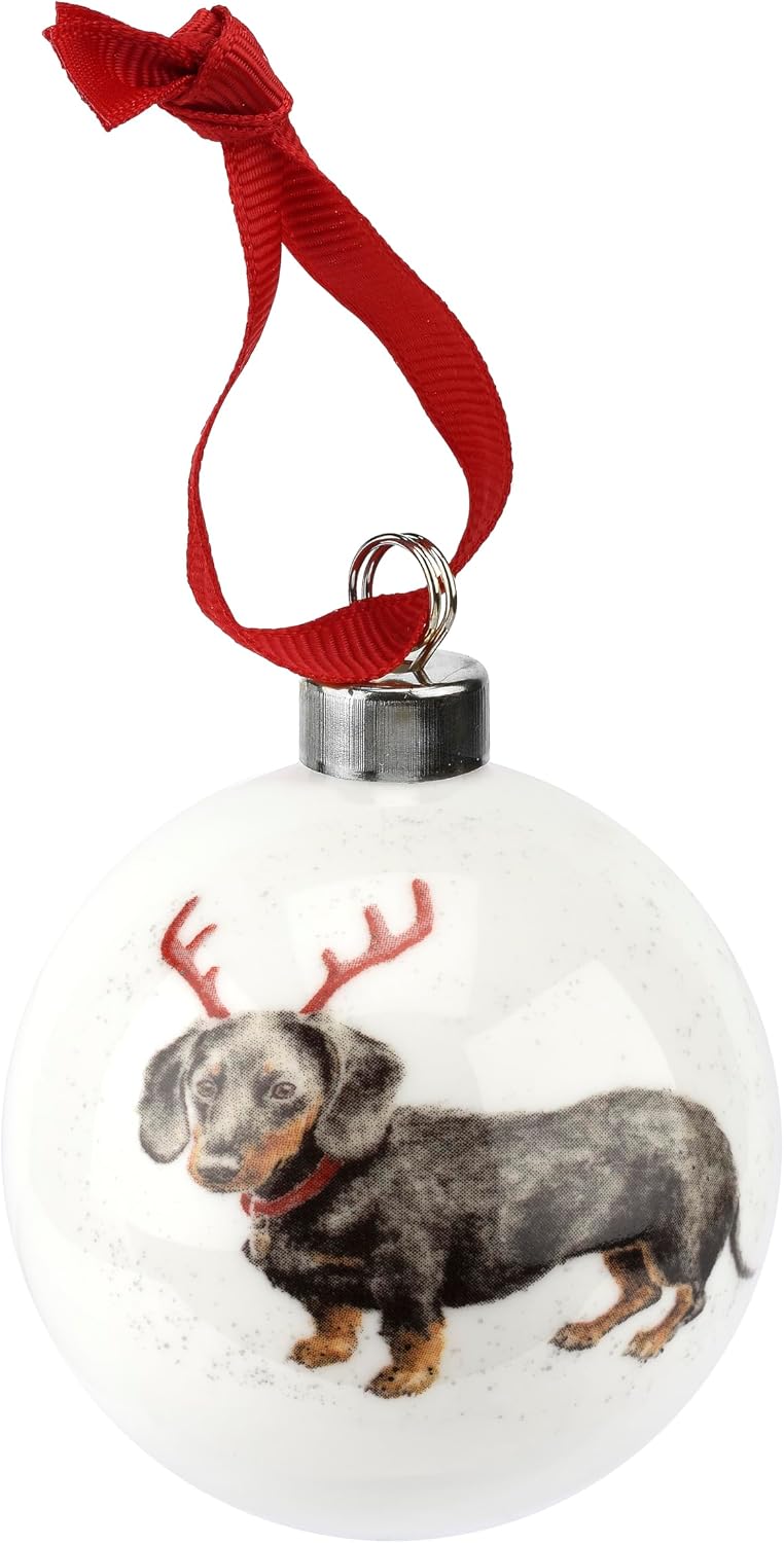 Royal Worcester Wrendale Designs Bauble - Not A Creature was Stirring