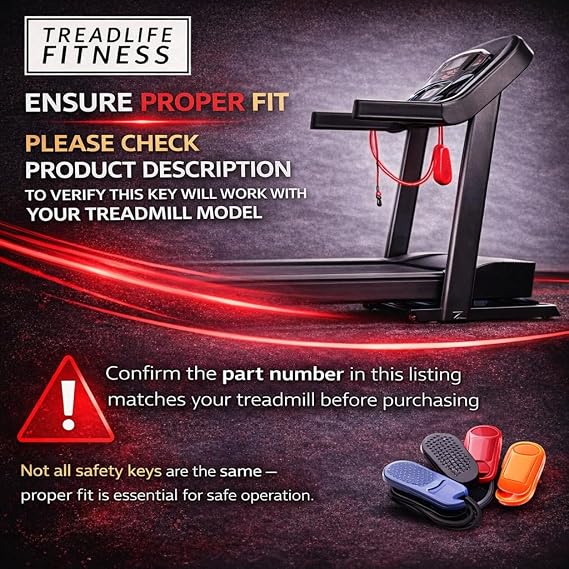 Treadmill Safety Key | Replacement for Bowflex TreadClimber TC5300 & TC6000 Models