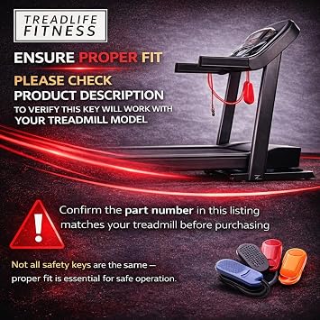 Treadmill Safety Key | Replacement for Bowflex TreadClimber TC5300 & TC6000 Models