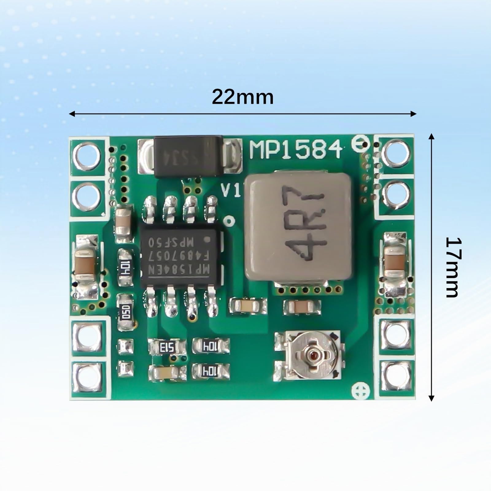 DC-DC 3A Mini Convertitore Buck Step down AYWHP 6 Pezzi Regolabile Alimentatore Step Down Module DC-DC da 4,5-28V a 0,8-20V