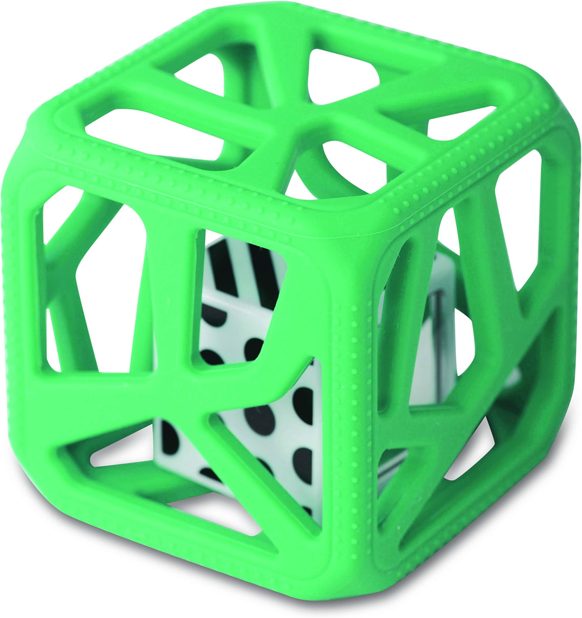 Chew Cube - Easy Grip Teether Rattle - Turquoise