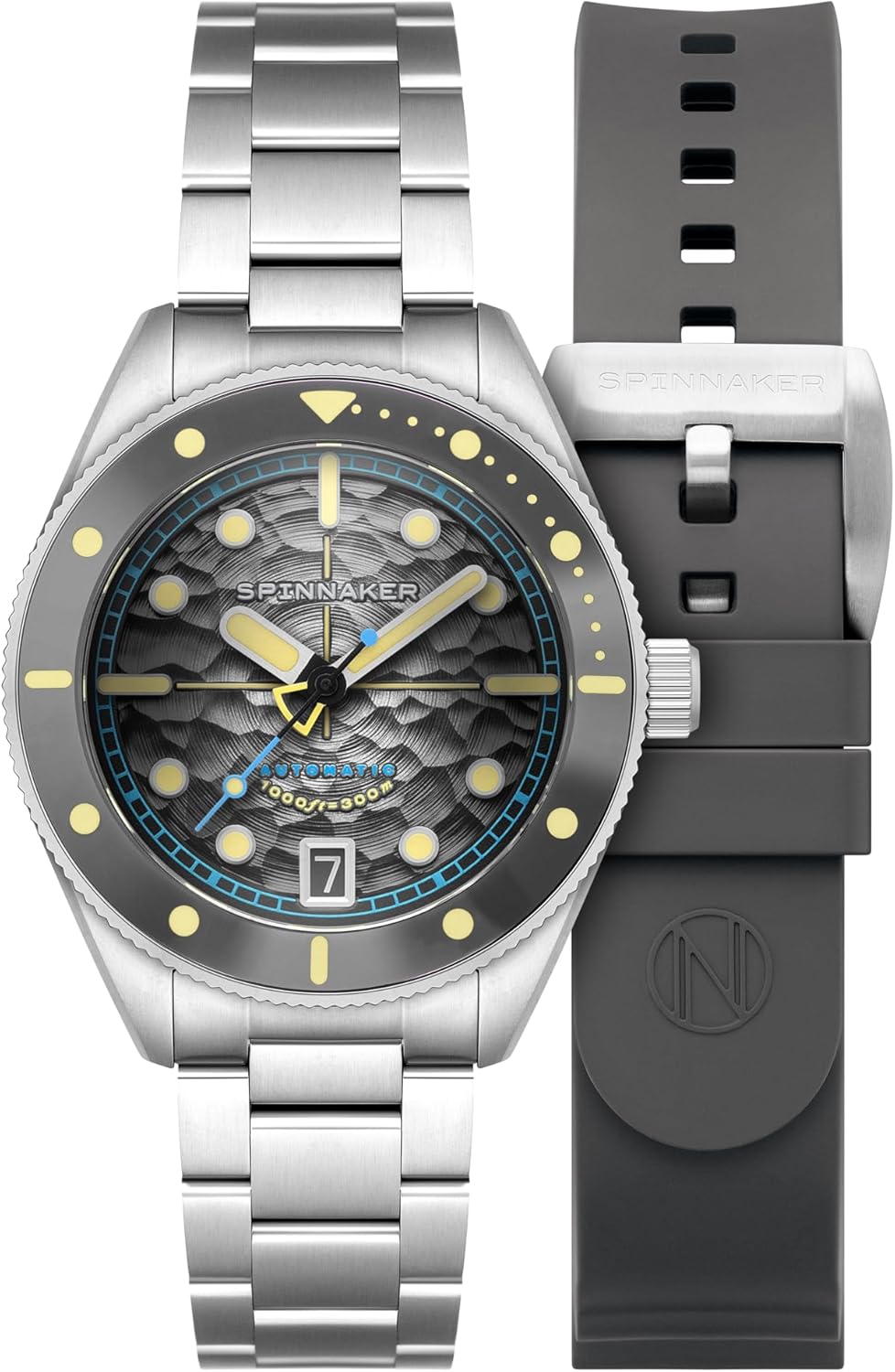 Spinnaker Men's 42mm Junior Piccard Automatic Watch with Solid Stainless Steel Bracelet SP-5159