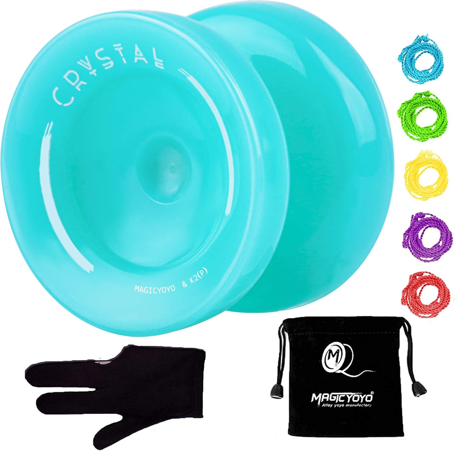 MAGICYOYO K2 Responsive Plastic Fingerspin Yoyo for Kids Beginners Yo