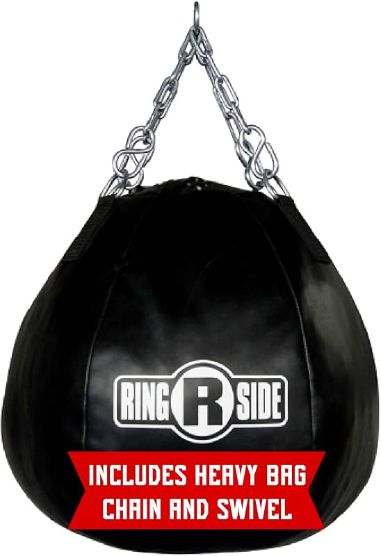 Head Shot Saco Pesado, Saco de Boxeo Powerhide con Relleno Suave para Boxeo, MMA, Muay Thai y Más, Incluye Cadena para Saco Pesado y Eslabón Giratorio