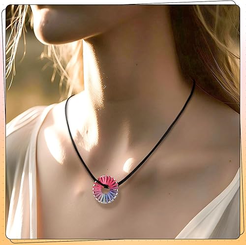 Miniatura 10 de Tudomro 100 piezas de collar de cuero encerado a granel con cierre, collar, pulsera, cadenas, cuerda para hacer joyas, colgantes