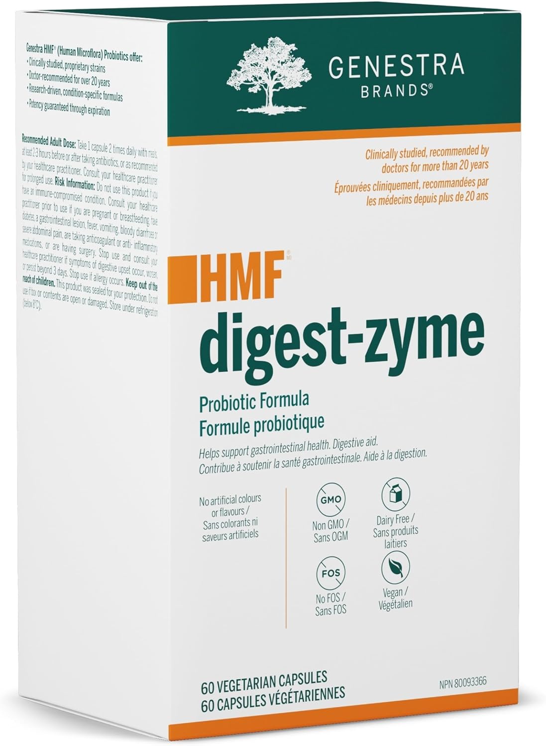 Genestra Brands HMF Digestzyme 4 Probiotic Strains to Support