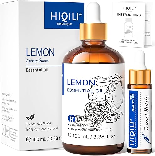 Miniatura 335 de HIQILI Aceite esencial de albahaca de 1 fl oz, 100% puro sin diluir para la piel, difusor, 1.0 fl oz