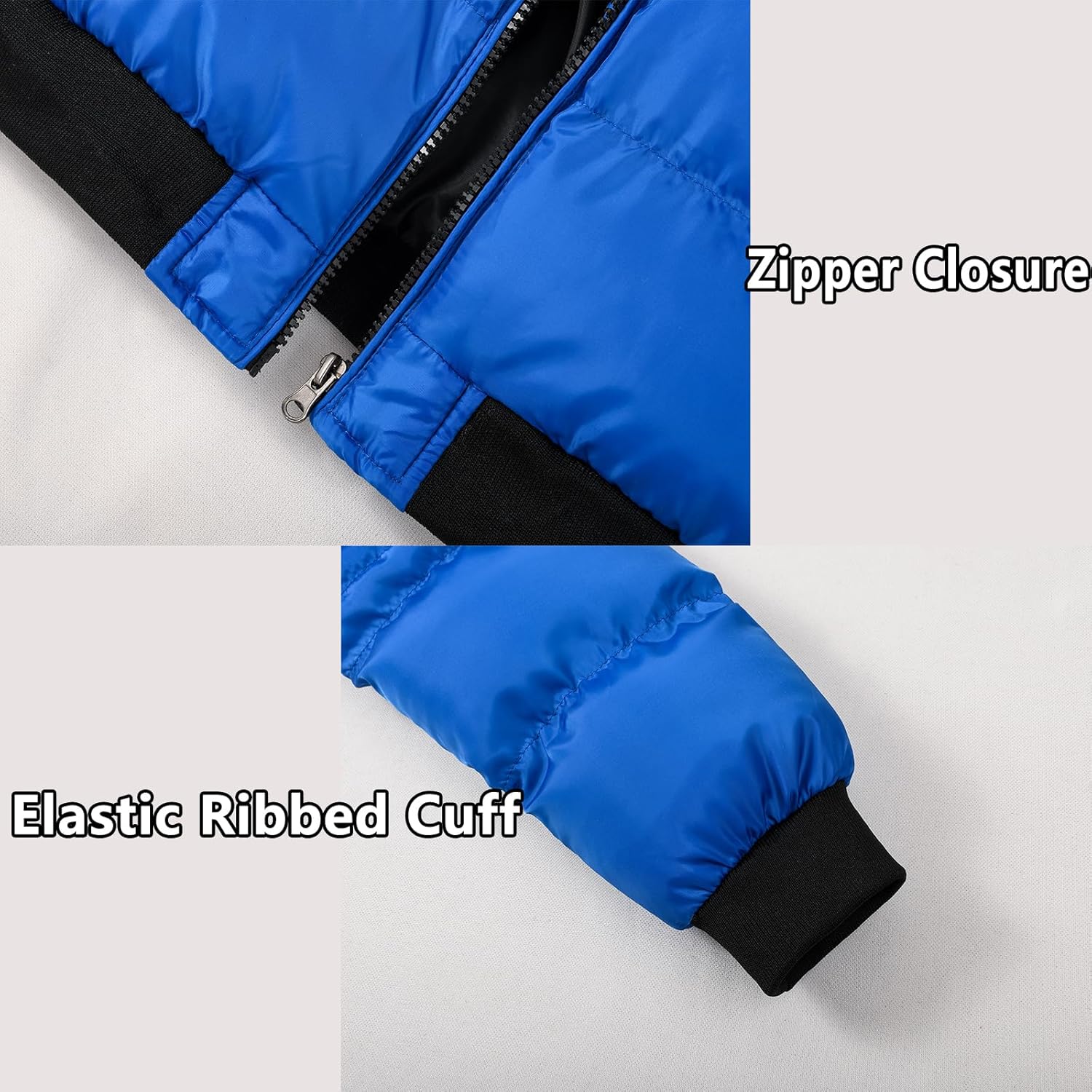 JOYSON Boys Lightweight Puffer Jacket Warm Casual Winter Coat for Kids Windproof Outerwear Jackets with Hood - Image 5