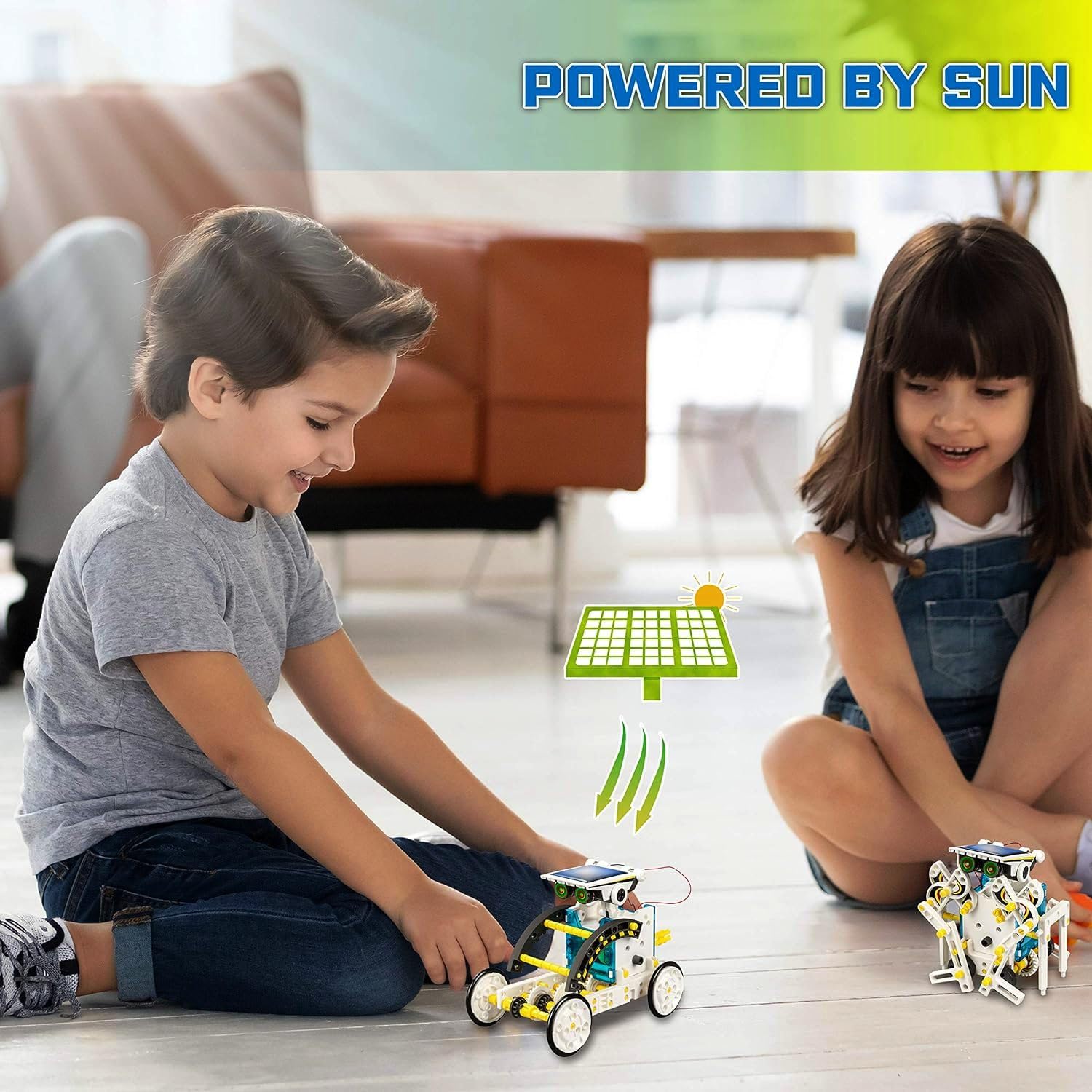 Velocious® STEM 13-in-1 Solar Power Robots Creation Toy, Educational Experiment DIY Robotics Kit, Science Toy Solar Powered Building Robotics Set Age 8-12 for Boys Girls Kids Teens to Build - Image 7 thumbnail