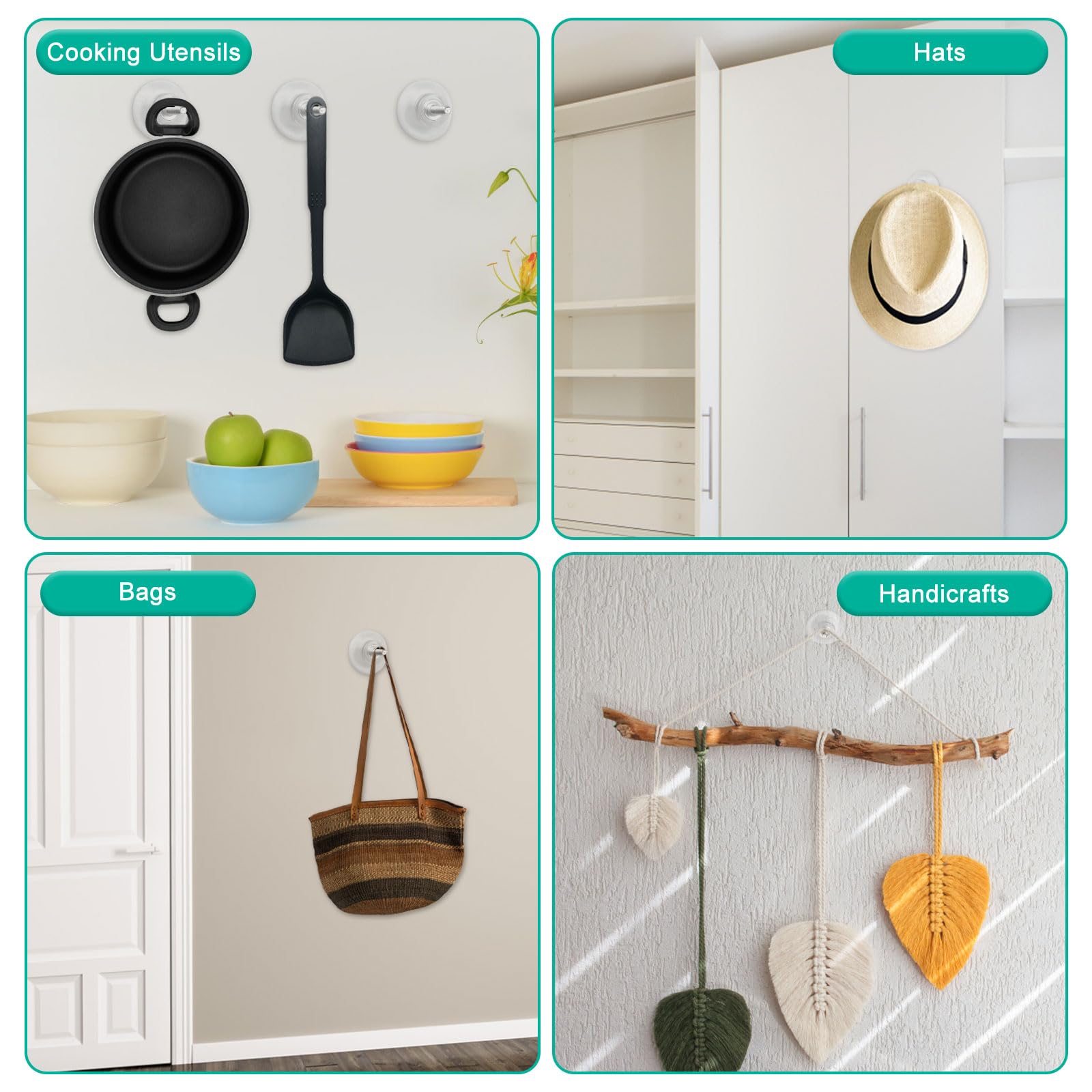 15 Ventose Filettate M5 Da 33 Mm - Piccole E Resistente Per Finestre, Superfici Lisce - Foto 12